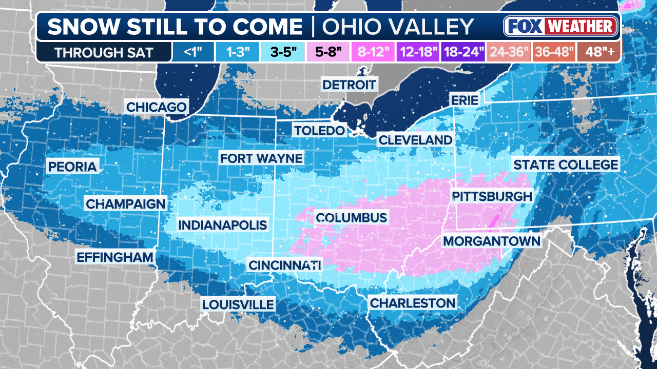 Winter storm wallops northern Plains bringing near recordsetting snow to Bismarck